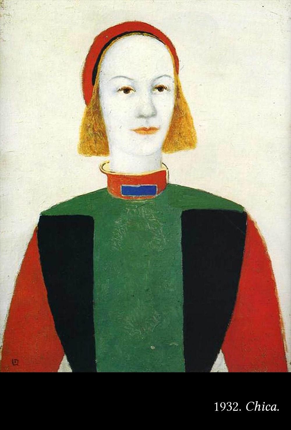 Obra de Malévich "Chica" 